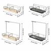 Detachable Drip Tray Sponge Holder Rustproof Metal Kitchen Organizer  Household Kitchen