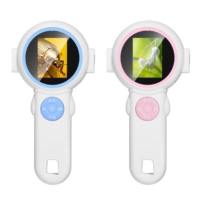 Portable Digital Magnifier For Children Lightweight Design Easy To Use Microscopic Observation Tool School Outdoor Activity
