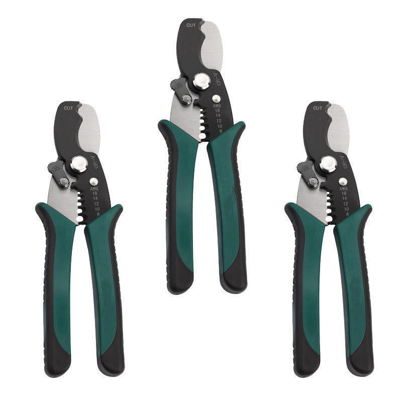 8-Inch Multifunctional Electrician Wire Stripper & Cutter Pliers