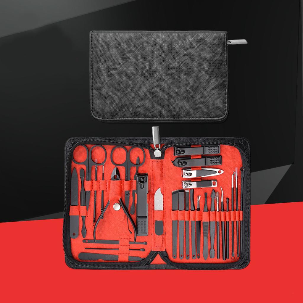 30Pcs/Set Custom Package Stainless Steel Complete Set of Manicure Nail Clippers Set