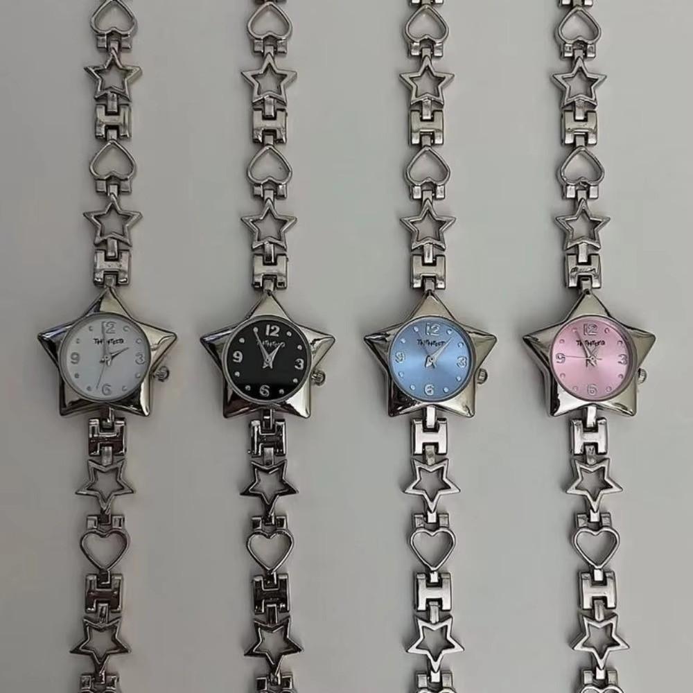 Zinc Alloy Clock Pendant Star Shape Charm Bag Decoration New Pocket Watch Charm Bracelets  Women