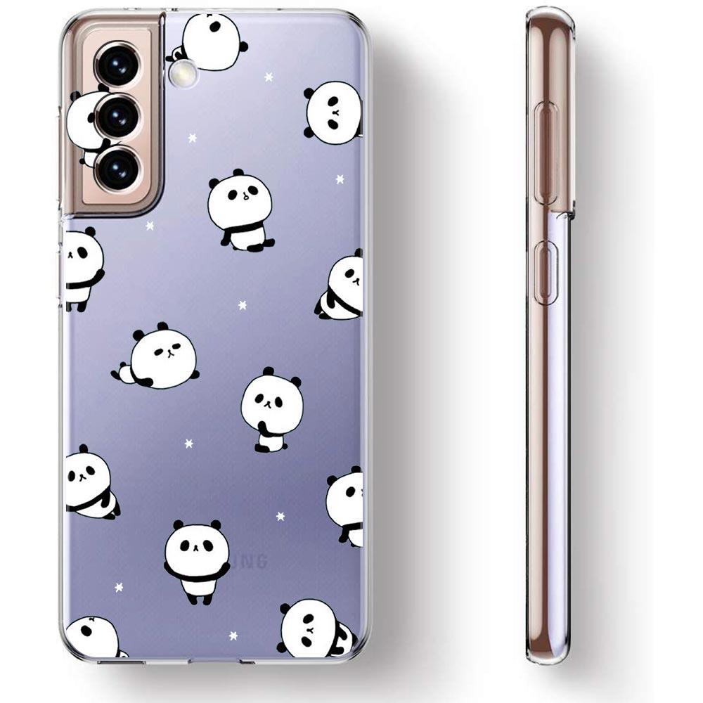 Roztomilý pouzdro na telefon s prasátkem, pandou a avokádem pro Samsung Galaxy S20 Ultra S21 FE 5G S10E S9 S8 S10 Plus Note 20 10 Lite M31 M22 M32 Kryt