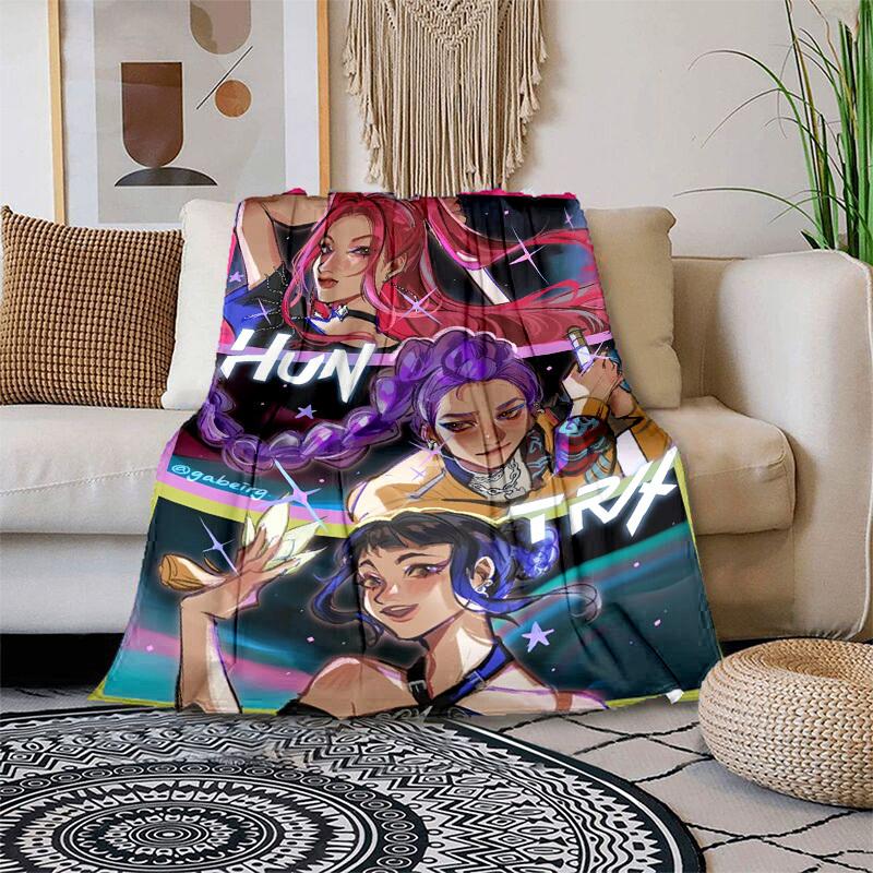 1pc Huntress: Trinity of StealthCartoon Blanket,Portable Throw for Travel , All-Season Cozy Blanket,Ideal Gift for Christmas, BirthdaysPB037 100x150cm