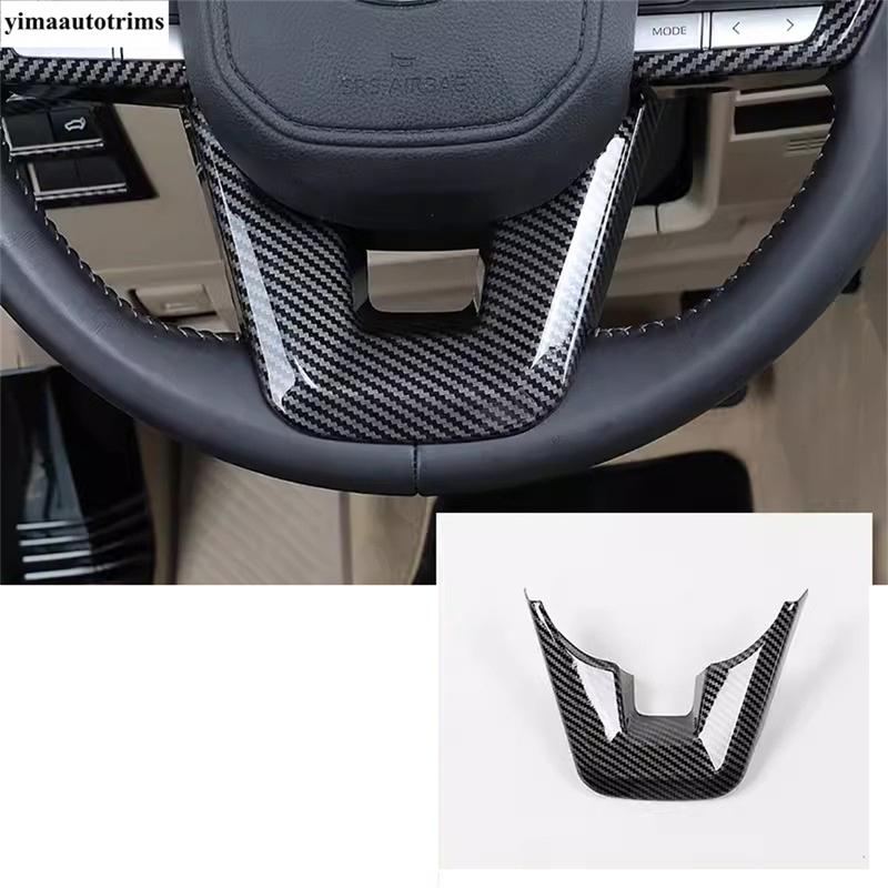 ABS Car Steering Wheel Button Decorative Sequ Cover Trim Accessories Interior For Toyota Land Cruiser 300 LC300  - 2025