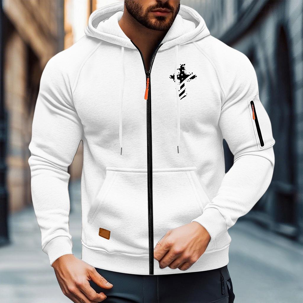 Hooded Sports Tracksuit Unisex Running Outfits Long Sleeve Pullover Hoodies Sweatshirt