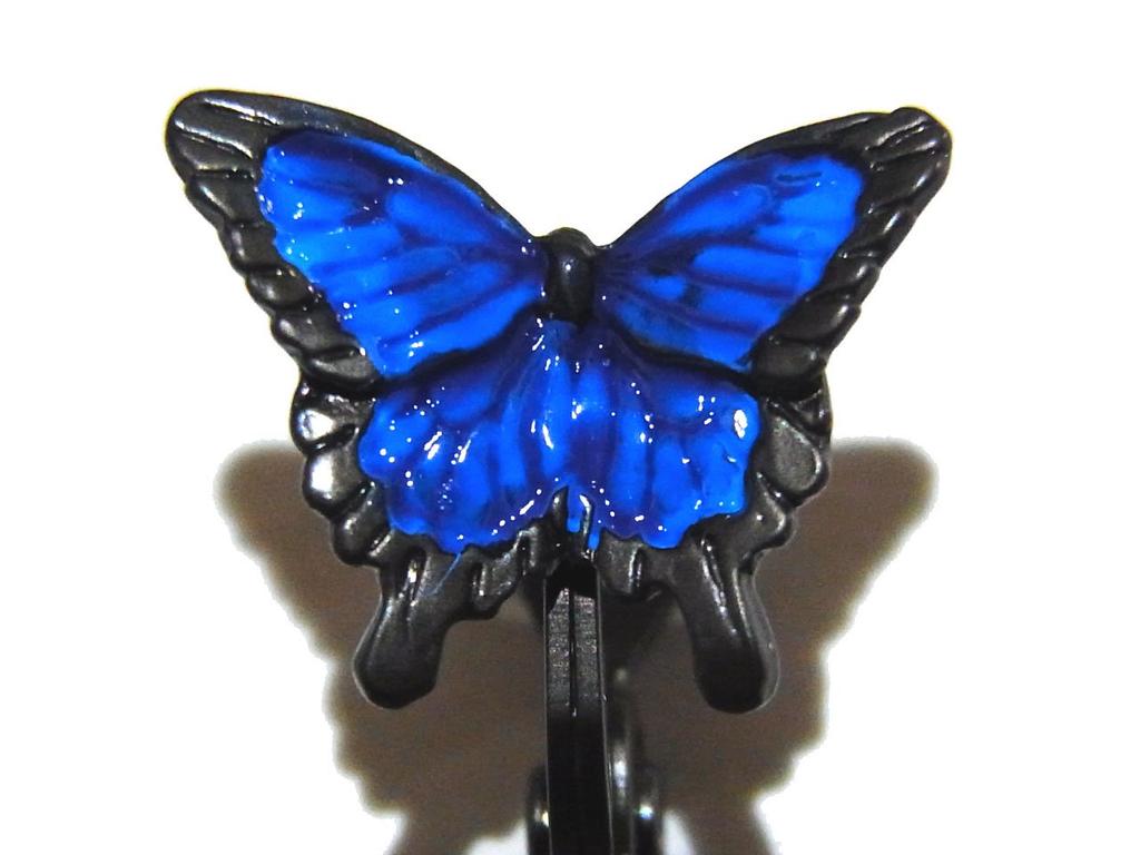 Kolczyki Palnart Poc Palnart urodzinowe dla dorosłych, motyl, Poc, "Oolyria Swallowtail", akcesoria, prezent, kobiety, owad, motyl, unikalne, eleganckie,