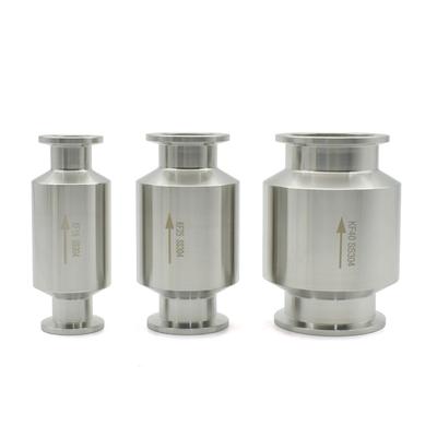 KF16 KF25 KF40 KF50 Vacuum Inline One-way Check Valve, 304 Stainless Steel Vacuum Pump One-way Valve
