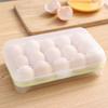 15 Grid Egg Organiser Tray with Lid Food Container Box New Egg Storage Box  Refrigerator
