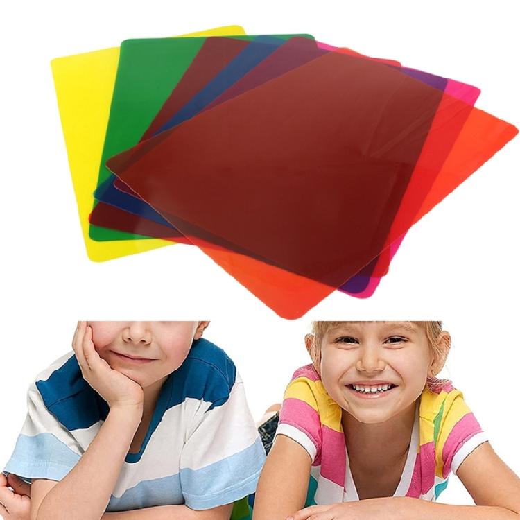 Pack Of 6/8Pcs Guided Reading Strips Highlight Strips PVC Bookmarks Colorful Highlight Strips Reading Aid For Kid Adult