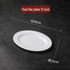 MOLUONA Melamine Oval Serving Plate