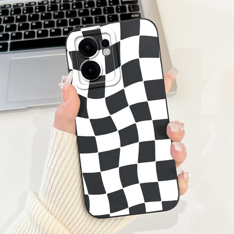 For Oppo Reno13 / Reno13F 4G 5G / Reno 13 Pro Phone Case Soft Smooth Silicone Capa Moon Night Artistic Marble Printed Back Cover