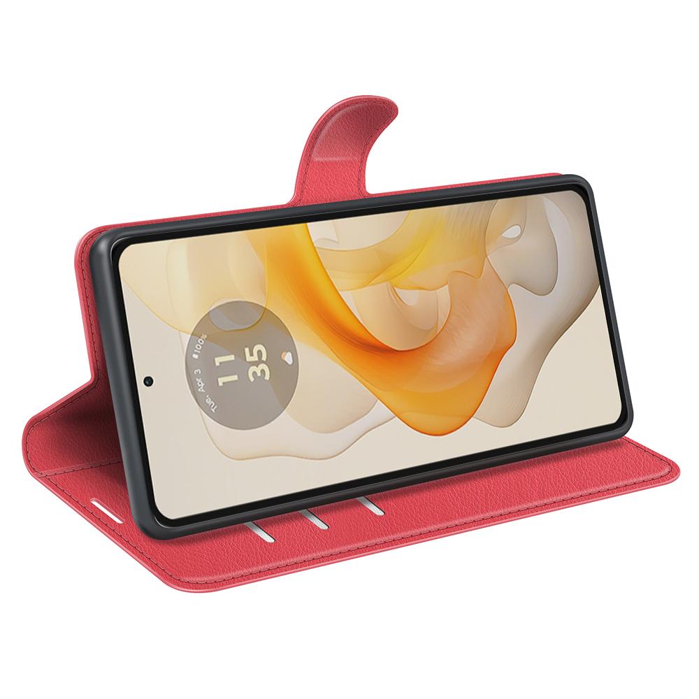 For Motorola Moto G Stylus 5G (2024) Case Litchi Texture Shockproof Leather Wallet Phone Cover