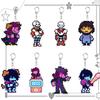 Ігровий Брелок Пікселі Deltarune Spamton Tenna Ланцюжок для Ключів Прикраса для Сумки Підвіска Акрил Kris Susie Acg Ralsei Мультяшна Фігурка Подарунки
