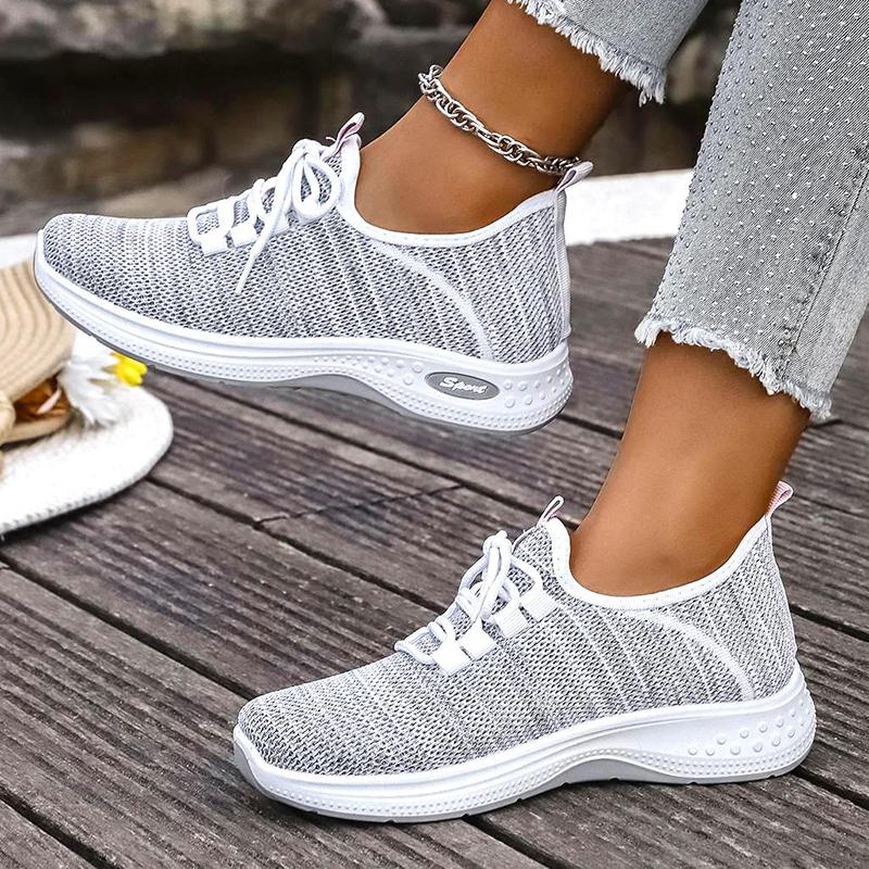 Fashion Women's Breathable Knitted Socks Sneakers Comfortable Casual Sports Shoes for Women 2025 Spring Autumn Lightweight Running Shoes