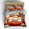 Cartoon Cat Decor Set Gift Soft Comfortable Duvet Cover Bedding Set Included 1*Duvet Cover & 2*Pillowcases, Gift