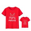 Korean Mama Mouse And Mini Mouse Daughter Kids Tops Baby Outfits Cartoon Mom and Me T-shirt Family Look Matching Outfits