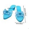 Princess Dress up Shoes 1 Pair Versatile Jelly Sandals for Girls Pretend Play Beach Cosplay
