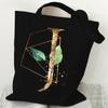 Print Canvas Bag Women's Shoulder Bag Fashion Floral Letter Ladies Hand Bags Alphabet Tote Bag
