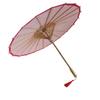 Smiti Japanese Paper Solid 9 60cm Rose Red Parasol, Color, Colors, Diameter,