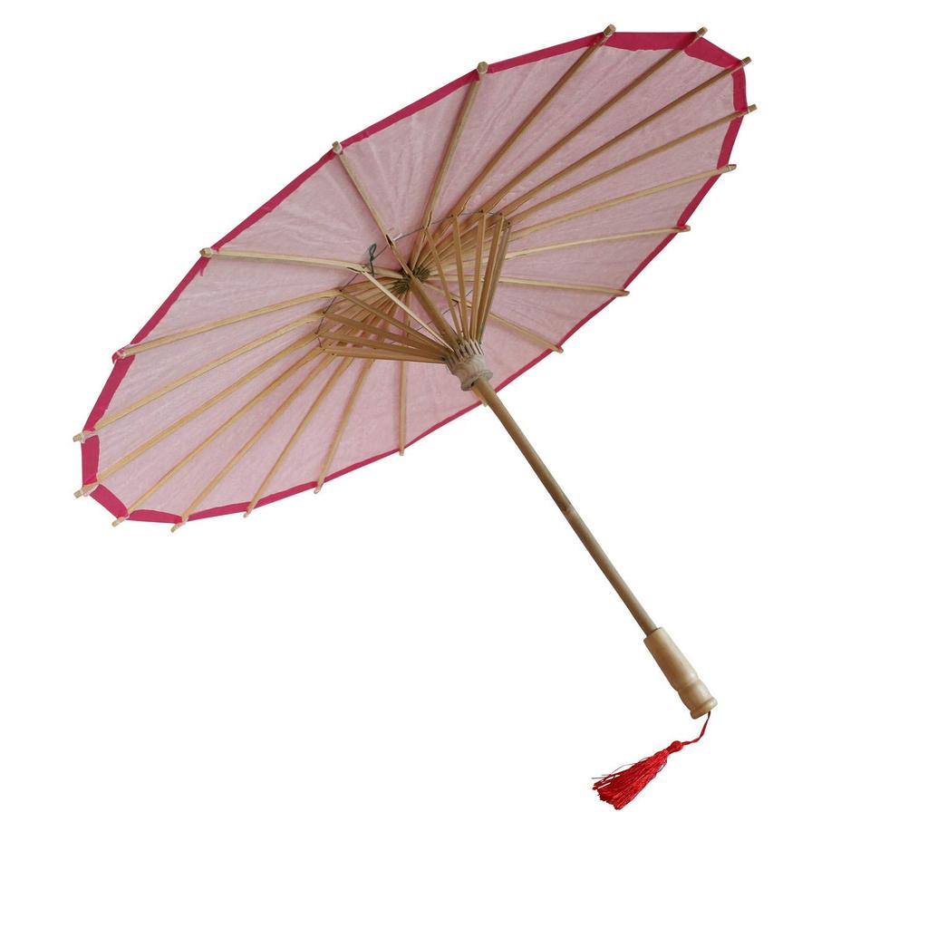 Smiti Japanese Paper Solid 9 60cm Rose Red Parasol, Color, Colors, Diameter,