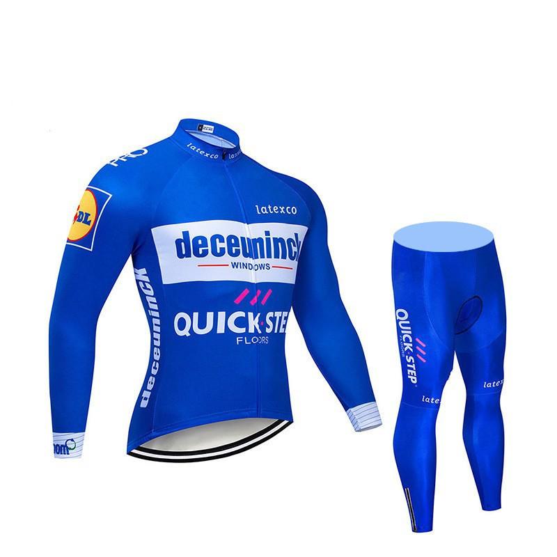 Tour De Quick Track Team Long-sleeved Breathable Sweat-wicking Strap Riding Suit Set Downhill Factory Drawable Design