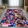 K-Pop Demon Hunters Golden Saja Boys Living Room Non-Slip Area Rug Soft Carpet for Bedroom Playroom Sofa,Home Decor Doormat