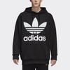 Adidas Originals Trefoil Oversized Hoodie Men Tops Black CW1246