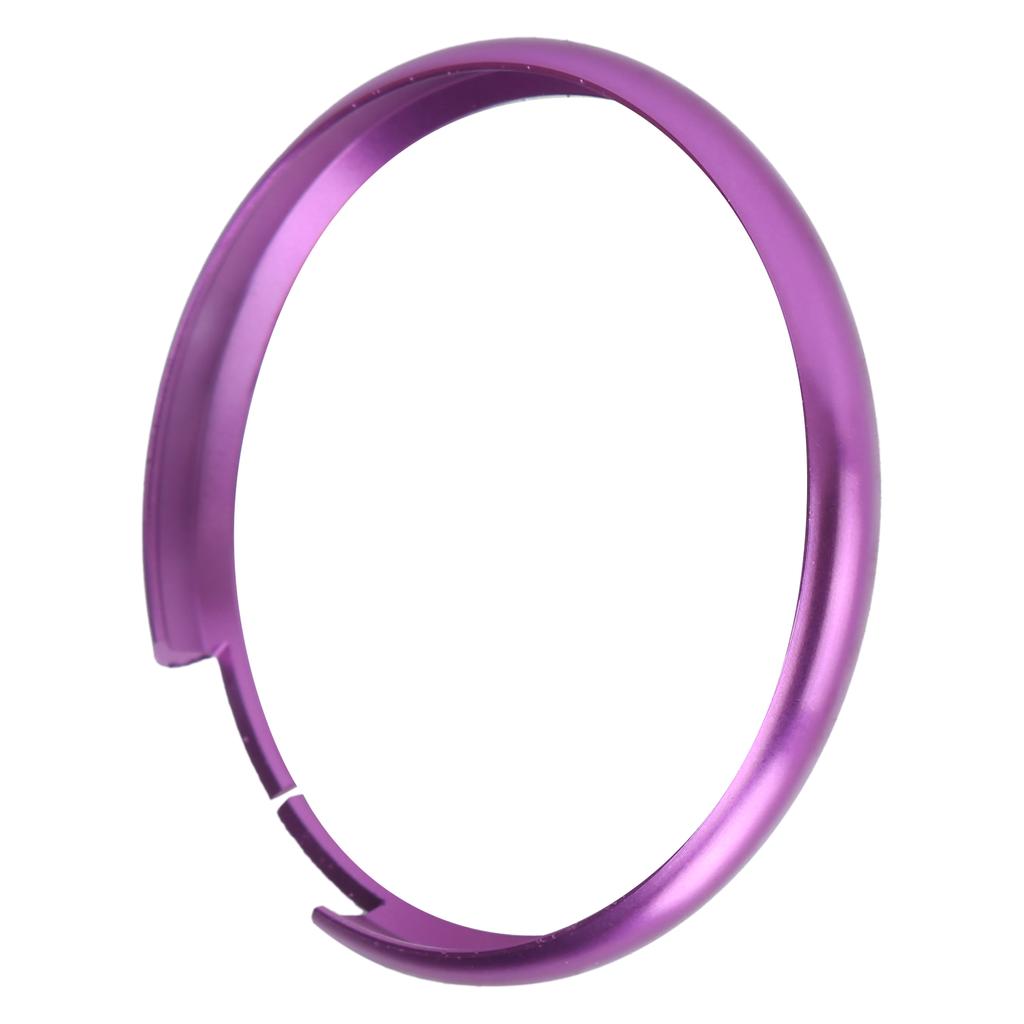 Car Remote Key Fob Decorative Ring Trim Purple Aluminum Replacement for MINI R55 R56 R57 R58 R59 R60 2008‑on