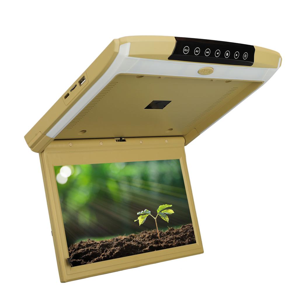 11.6in Car Roof Monitor Ultra Thin USB SD HD Display Interface Overhead Player for Car Vehicle DC12V‑24V