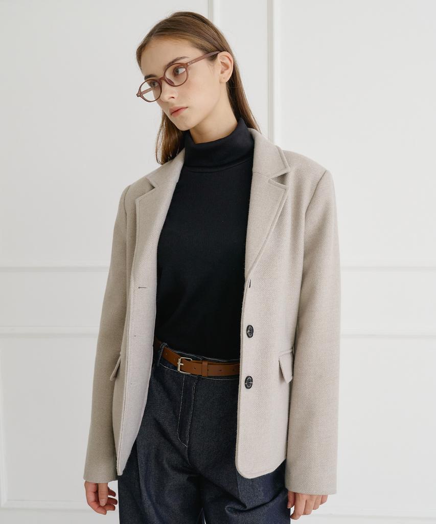 BIBYSEOB Basic Turtleneck Black [T44]