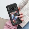 Handyhülle für Xiaomi Redmi A3 4G A3x Rosa Buchstabe Blume Schmetterling Stoßfest Weiches Silikon Cover Kameraschutz TPU Fundas