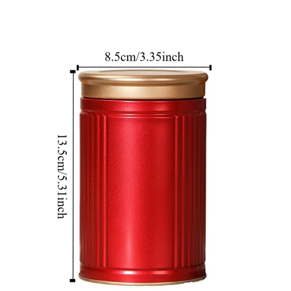 2Pcs Mini Tea Can Empty Tea Sealed Jar Tea Packaging Box Tea Storage Container  Travel