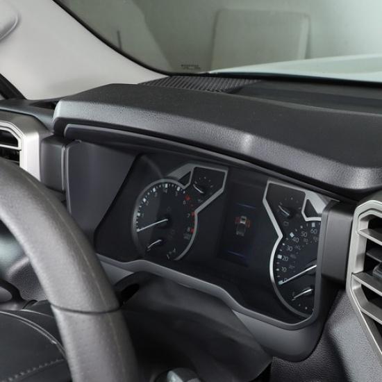 Matte Black Central Dashboard Panel Trim Cover For Toyota Tundra/Sequoia -24