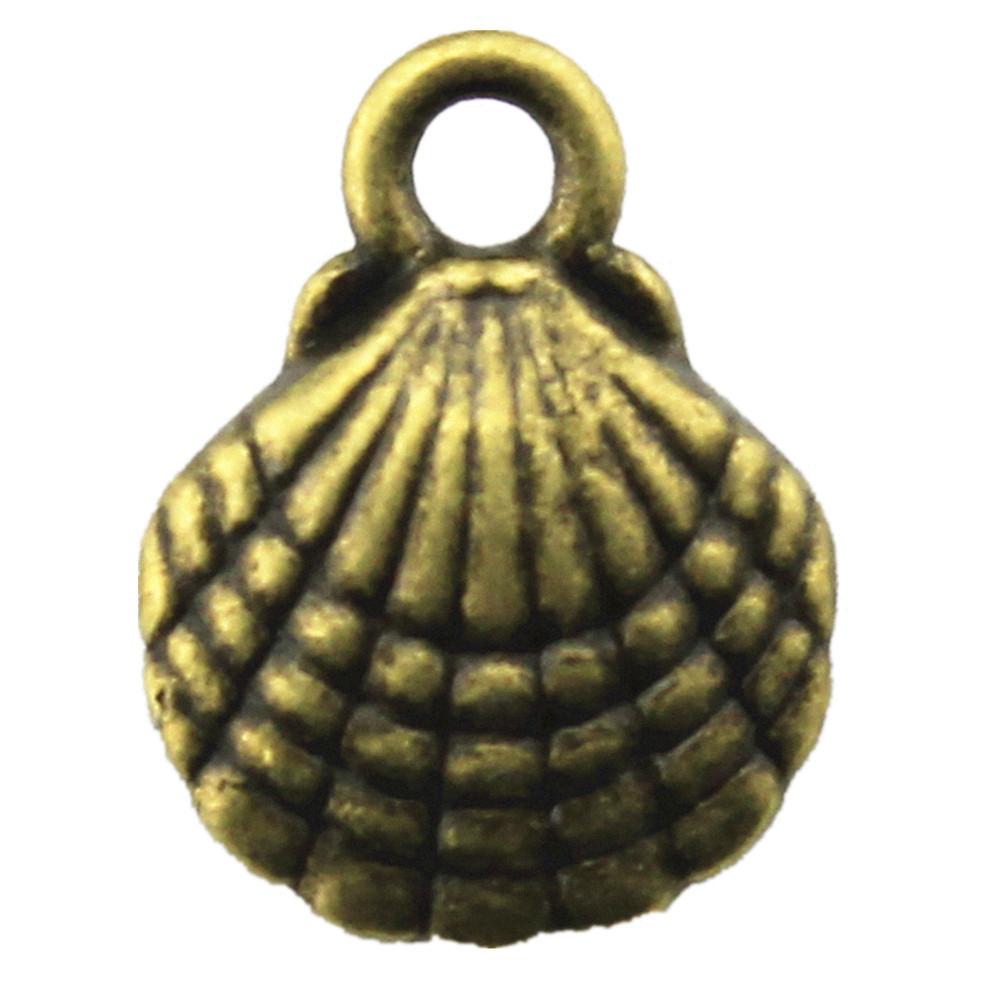 Shell Charms Multi Color Alloy Pendants For Beach Themed DIY Jewelry Accessories