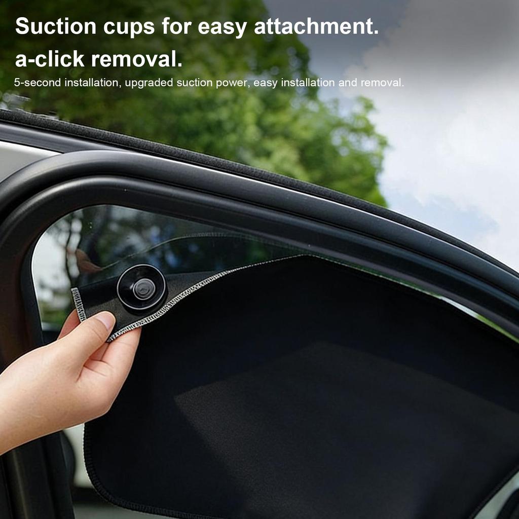 1PC Car Window Shades Side Window Sun Shade Magnet Privacy Curtains UV Reflection Anti Glare UV Block Sunshade Protection Cover