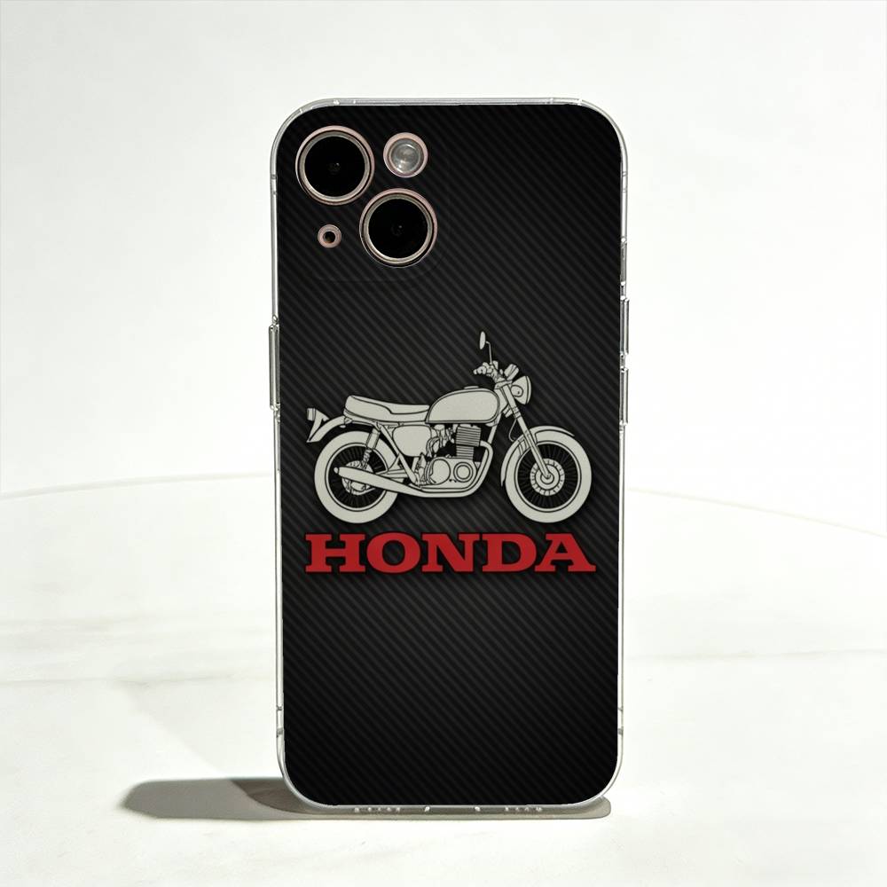 Vdbn2 STICKERS FOR HONDA MOTORCYCLE Ultra Clear TPU Case Slim Lightweight Shockproof Cover 17 Pro Max 17Air 17Pro