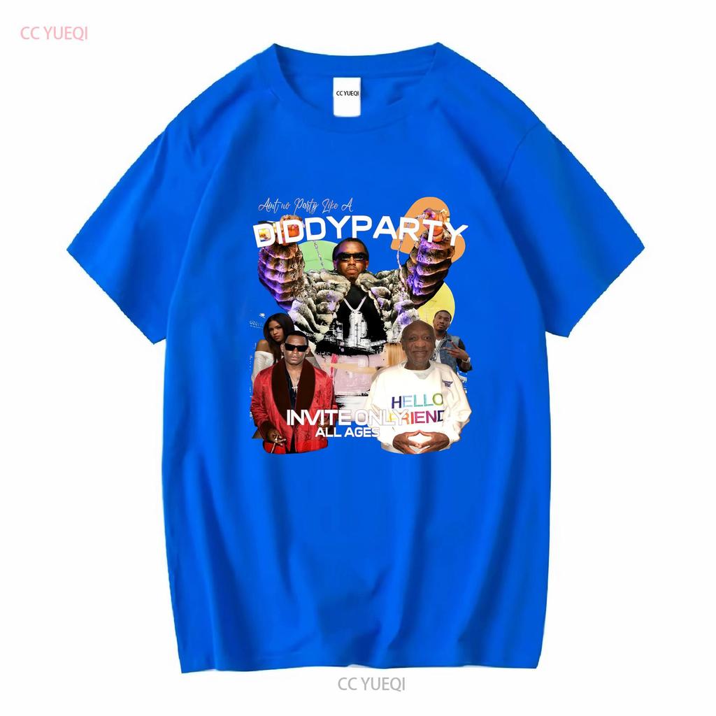 Aint No Party Like A Diddy T Shirt Retro Vintage Y2k Aesthetic vintage Washed Stylish graphic Stretched Versatile Slightly