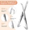 Crafting Curved Pointy Tweezers Locking Tweezers Angled Tweezers for Crafts
