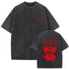 Rapper Bad Bunny Vintage Acid Washed T Shirts Debi Tirar Mas Fotos DTMF Tshirts Men Women Hip Hop Fashion High Quality Tshirt