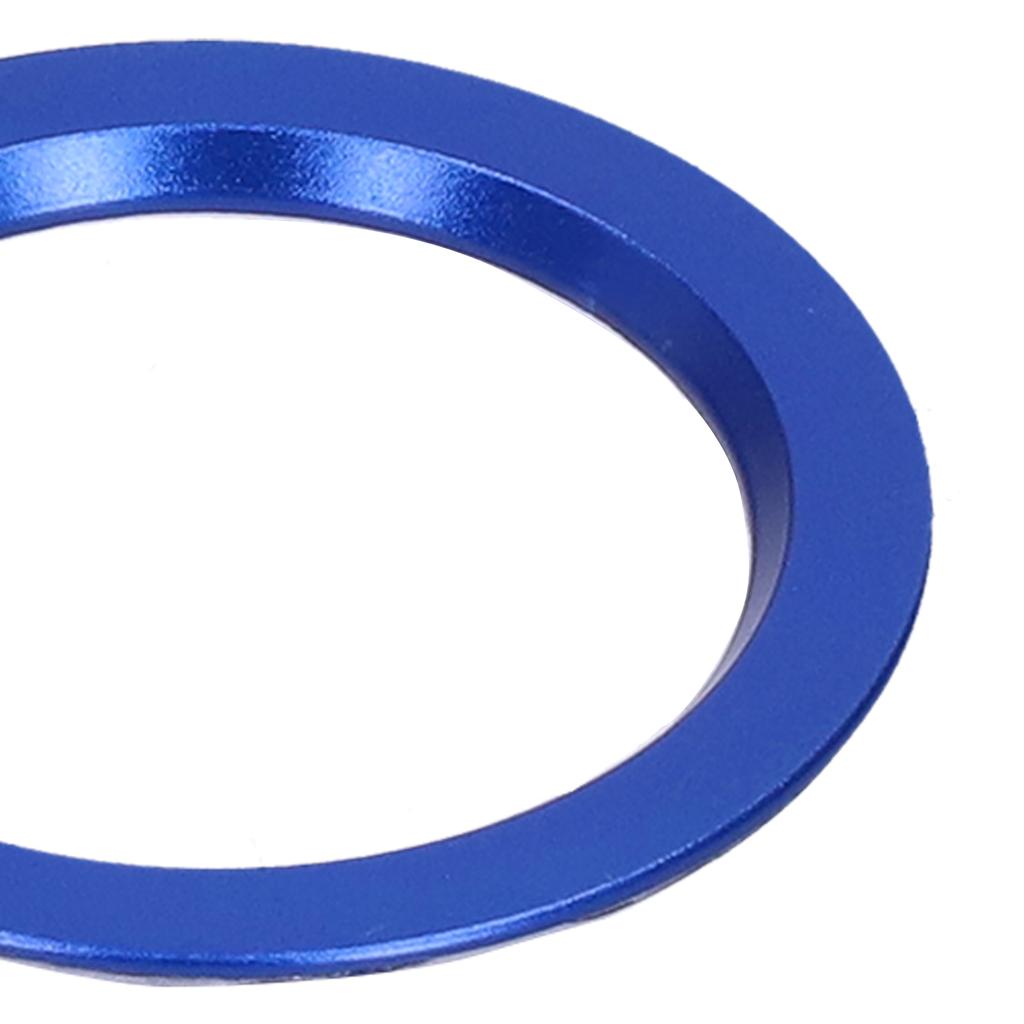 2pcs Engine Start Stop Button Trim Cover Aluminum Alloy Decoration for Car Interior