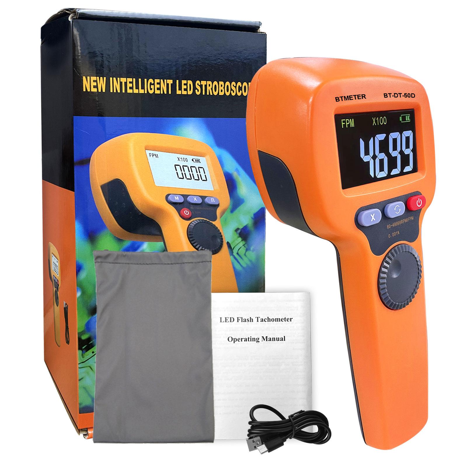 

Non-Contact Digital Stroboscope Tachometer, Motors Electrical Machinery Rotation Speed Testing Instrument, For Printing Industry