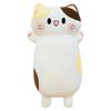 Calico Cat Plush Pillow - Cute, Fat Cat Cushion for Kids' Beds