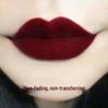 Lan Yi Long-Lasting Waterproof Matte Lipstick - Cinnamon Milk Tea Bean Paste Color, Non-Stick, Non-Fading.