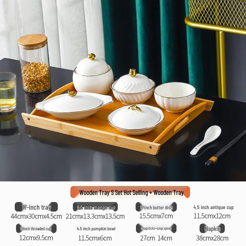 Ceramic Postpartum Meal Tableware Set