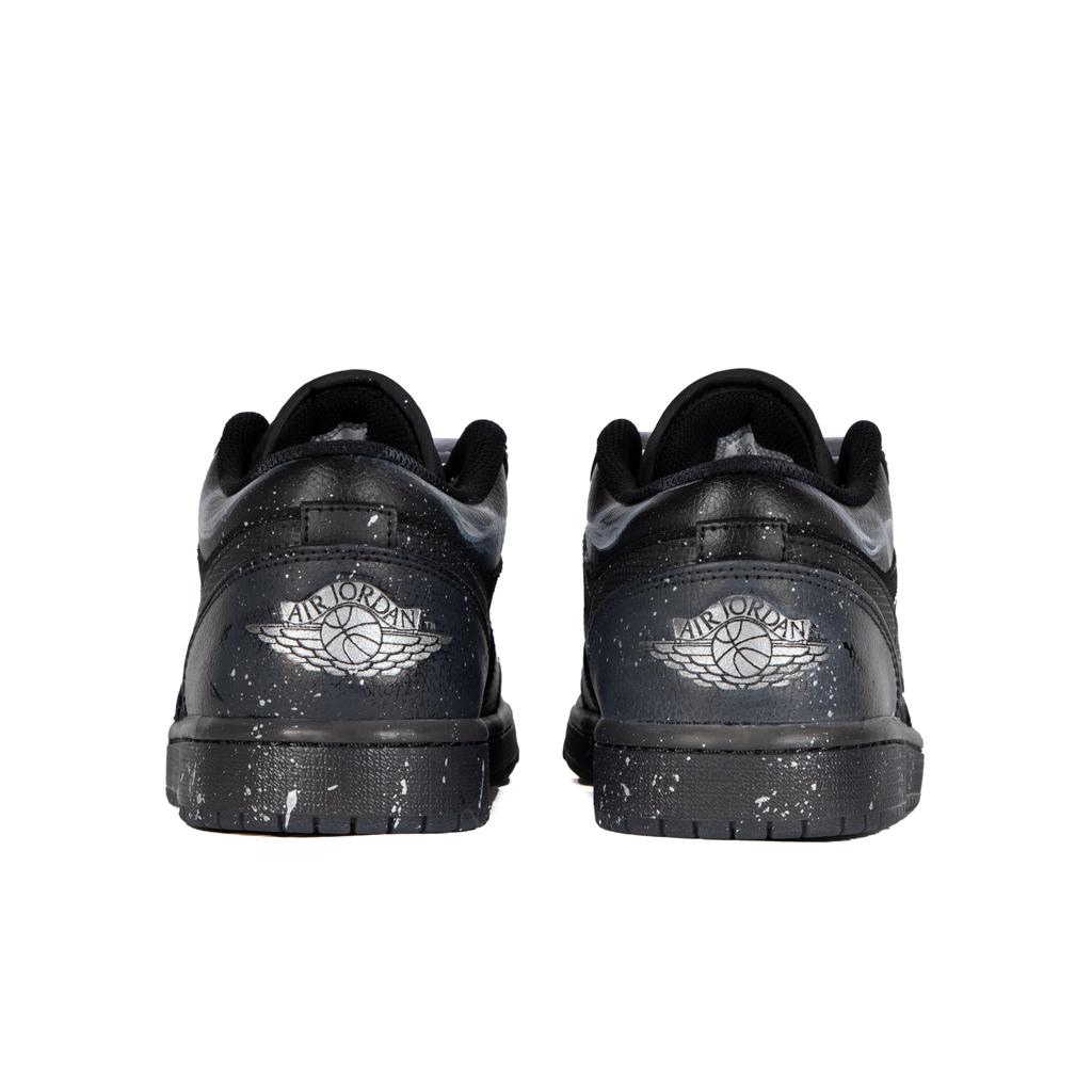 Jordan Air Jordan 1 Low Top Vintage Basketball Shoes Unisex Black HV5968-001(Team186-)