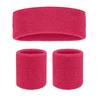 Exercise and fitness cycling basketball badminton breathable and sweat-absorbent headband hand protection wrist protection headband set