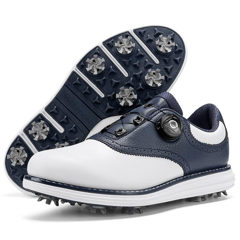 

Professional Men s Golf Shoes Breathable Comfortable Sports Sneakers Non-Slip Breathable Leather Training shoes Big Size 39-48 39