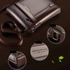 Classic Business Leather Man Bag With Soft Pu Leather And Adjustable Straps