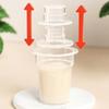 Boîte Portable pour Lait en Poudre et Stockage, Boîte Compartimentée Multifonctionnelle pour Collations, Récipient de Stockage Étanche pour Sacs