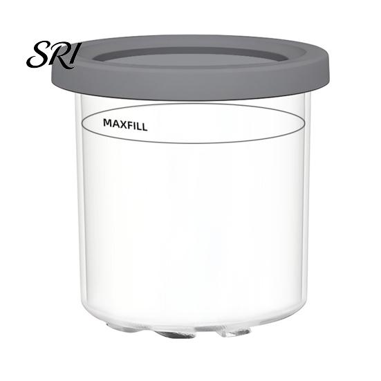 Tazza per Gelato NC300 Ninja Creami Compatibile con Serie NC299AM NC300s NC301 Contenitore Trasparente Ermetico Riutilizzabile Ricambio Lavabile in Lavastoviglie